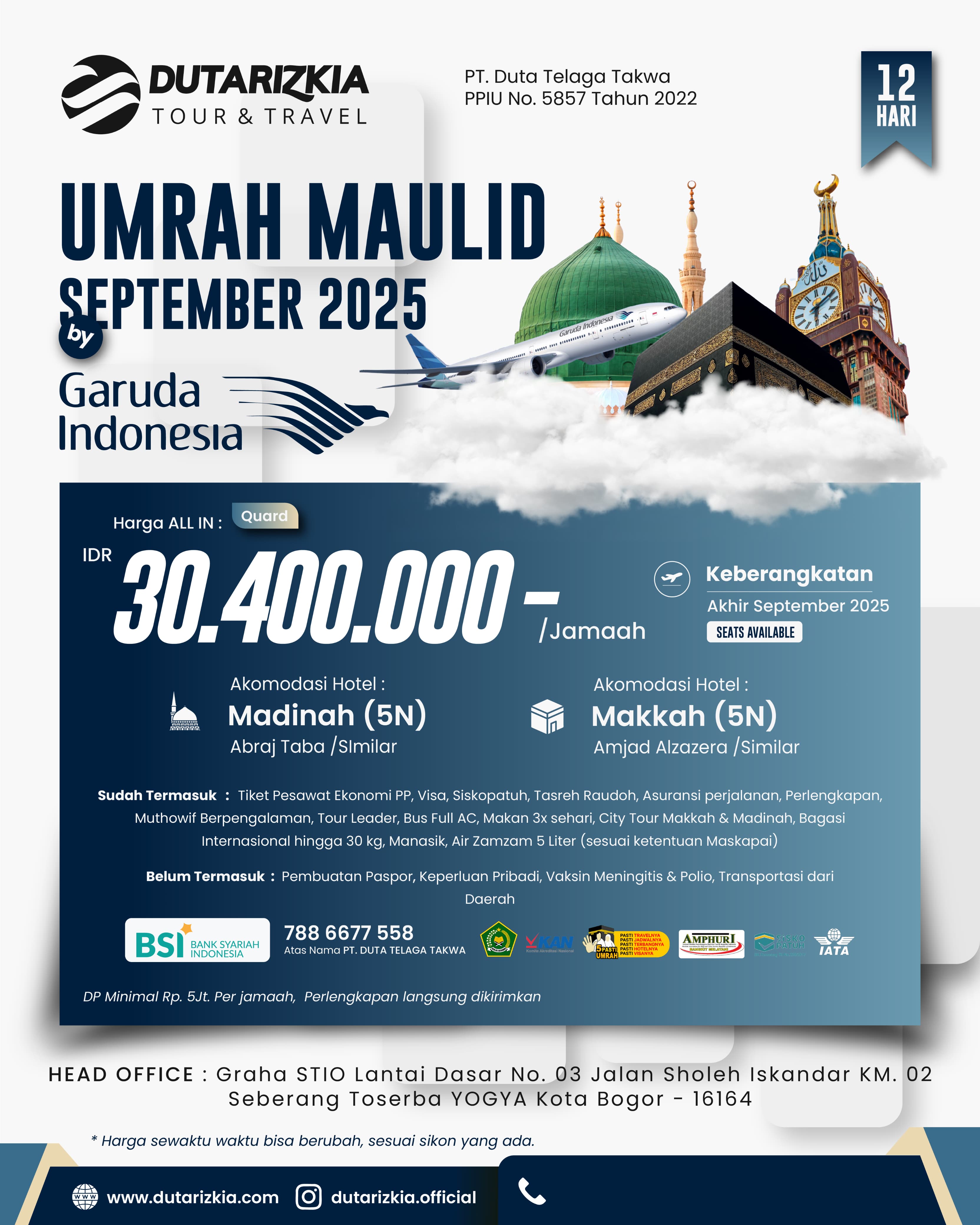 UMRAH MAULID 2025 12 HARI